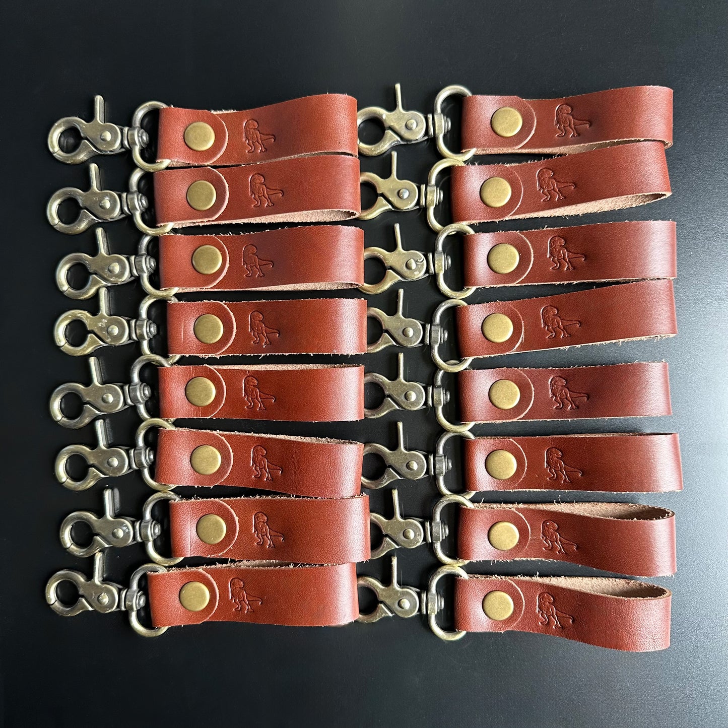 Handcrafted Lightweight Leather Keychain - The Jerboa | Compact & Agile Design