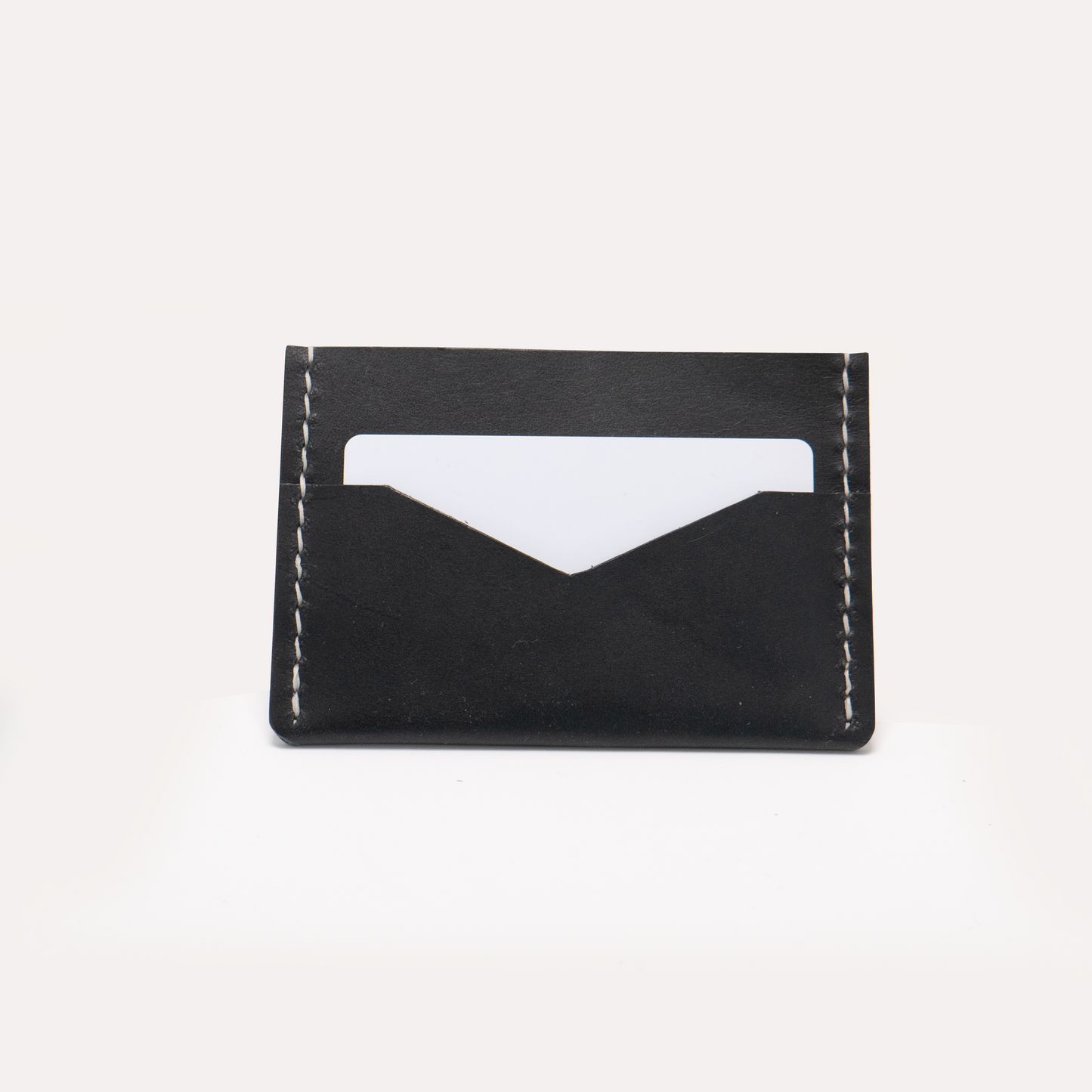 Handcrafted Slim Leather No-Fold Wallet - The Dodo | Minimalist Card Wallet