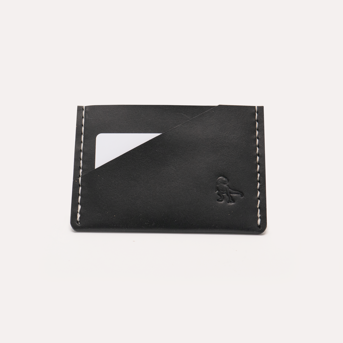 Handcrafted Slim Leather No-Fold Wallet - The Dodo | Minimalist Card Wallet